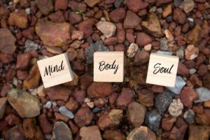 a picture describing mind, body and soul connection