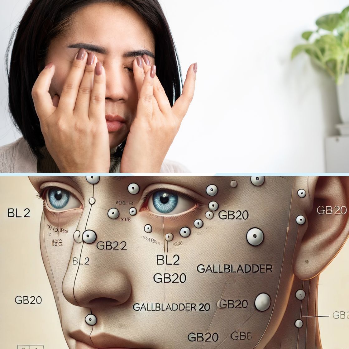 Blog discussing simple and holistic techniques for relieving eye strain, including Traditional Chinese Medicine practices, self-care tips, and therapeutic treatments.